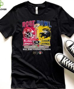 Head To Head Rose Bowl Alabama Crimson Tide Vs Michigan Wolverines January 1, 2024 Shirt