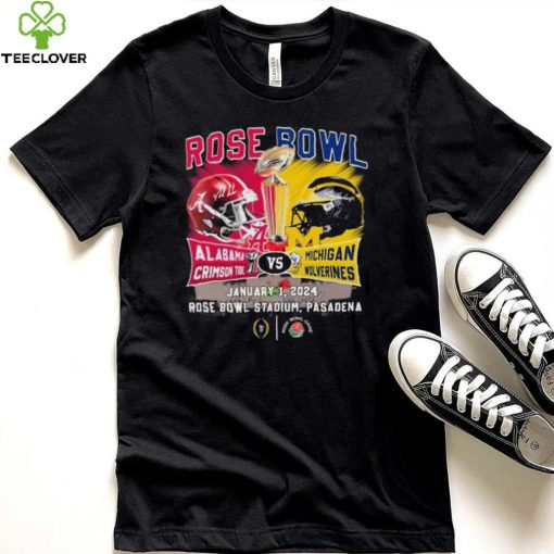 Head To Head Rose Bowl Alabama Crimson Tide Vs Michigan Wolverines January 1, 2024 Shirt