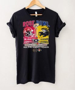 Head To Head Rose Bowl Alabama Crimson Tide Vs Michigan Wolverines January 1, 2024 Shirt