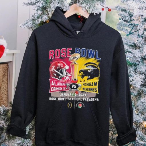 Head To Head Rose Bowl Alabama Crimson Tide Vs Michigan Wolverines January 1 2024 Shirt