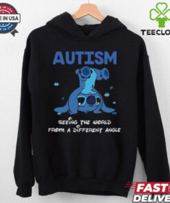 Headstanding Stitch Autism Seeing The World From A Different Angle T Shirt