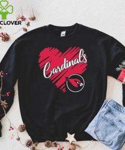 Heart Arizona Cardinals logo shirt 7 Heart Arizona Cardinals logo shirt