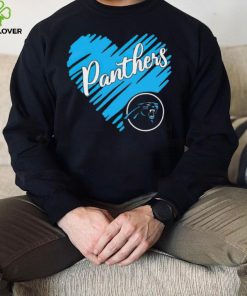 Heart Carolina Panthers logo shirt