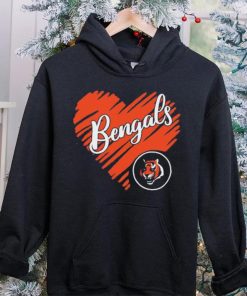 Heart Cincinatti Bengals logo hoodie, sweater, longsleeve, shirt v-neck, t-shirt