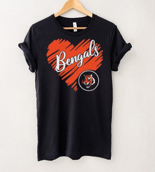 Heart Cincinatti Bengals logo hoodie, sweater, longsleeve, shirt v-neck, t-shirt