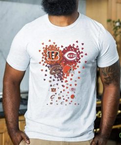 Heart Cincinnati Sports Teams Logo Shirt