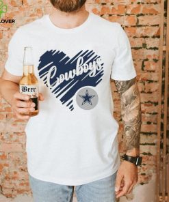 Heart Dallas Cowboys logo shirt