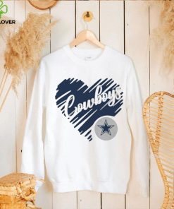 Heart Dallas Cowboys logo shirt
