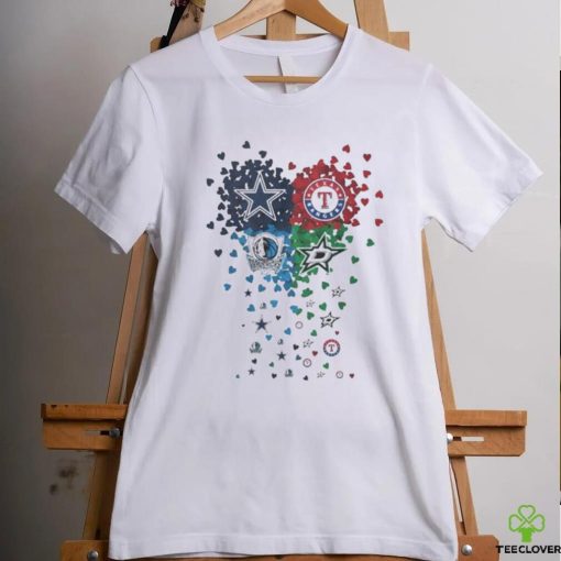 Heart Dallas Sports Teams Logo Shirt
