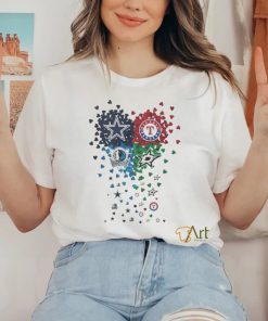 Heart Dallas Sports Teams Logo Shirt