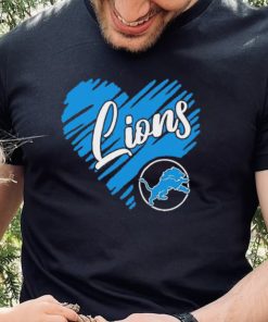 Heart Detroit Lions logo shirt 1 Heart Detroit Lions logo shirt