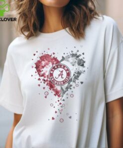 Heart Diamonds Crystal Alabama Crimson Tide Shirt