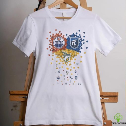 Heart Edmonton Sports Teams Logo Shirt