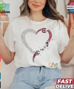 Heart Gamecocks shirt