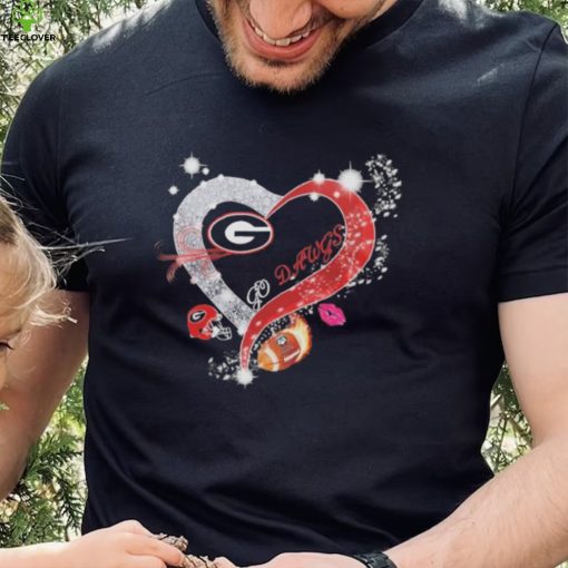 Heart Georgia Bulldogs Go Dawgs 2023 CFP National Champions Shirt
