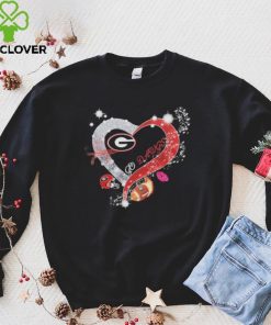 Heart Georgia Bulldogs Go Dawgs 2023 CFP National Champions Shirt