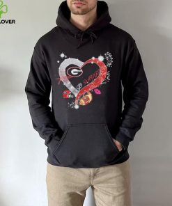 Heart Georgia Bulldogs Go Dawgs 2023 CFP National Champions Shirt
