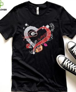 Heart Georgia Bulldogs Go Dawgs 2023 CFP National Champions Shirt
