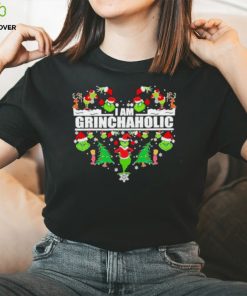 Heart I am Grinch aholic Christmas shirt