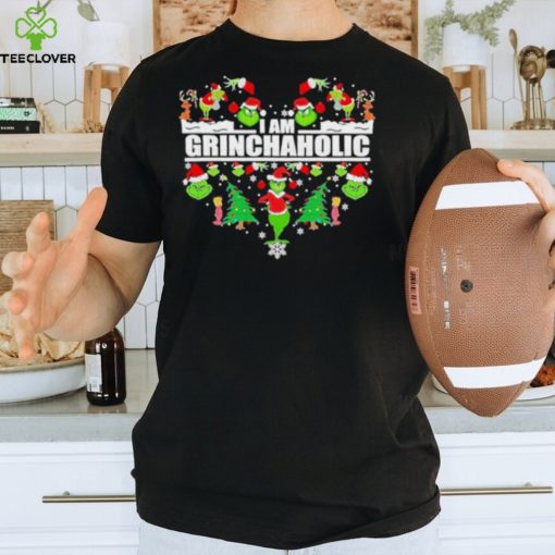 Heart I am Grinch aholic Christmas shirt