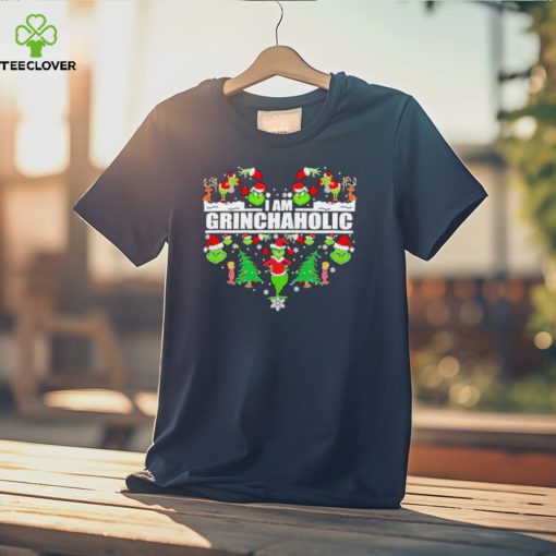 Heart I am Grinch aholic Christmas shirt