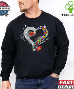 Heart Kansas City Chiefs Autism accept understand love shirt