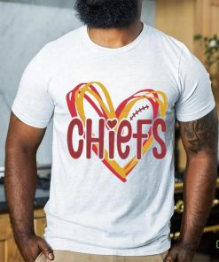 Heart Kansas City Chiefs NFL Football shirt 3 Heart Kansas City Chiefs NFL Football shirt