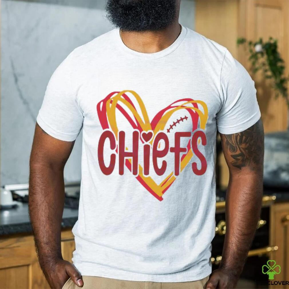 Heart Kansas City Chiefs NFL Football shirt Heart Kansas City Chiefs NFL Football shirt