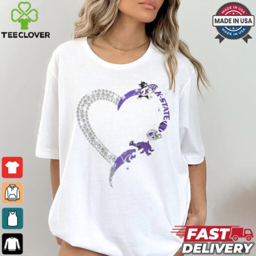 Heart Kansas State Wildcats shirt