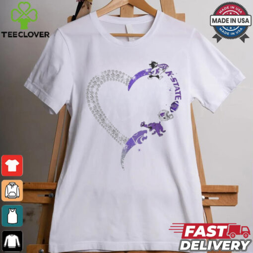 Heart Kansas State Wildcats shirt