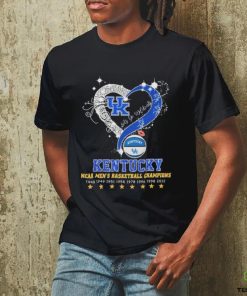 Heart Kentucky Wildcats Let’s Go Wildcats NCAA Men’s Basketball Champions Shirt