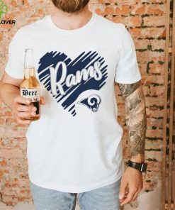 Heart Los Angeles Rams logo shirt