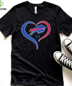 Heart Love Damar Hamlin 3 Buffalo Bills Logo Shirt 95e218 0