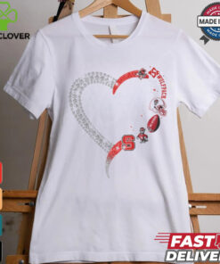 Heart NC State Wolfpack shirt