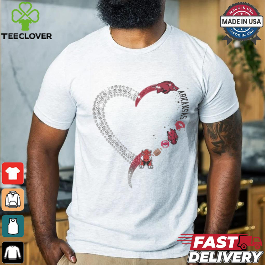 Heart Razorbacks shirt Heart Razorbacks shirt