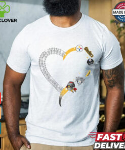 Heart Steelers shirt