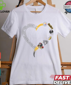 Heart Steelers shirt
