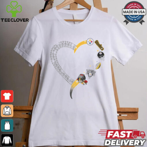 Heart Steelers shirt