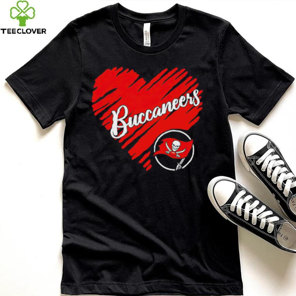 Heart Tampa Bay Buccaneers logo shirt Heart Tampa Bay Buccaneers logo shirt