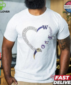 Heart Washington Huskies shirt