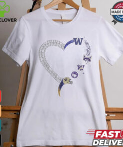 Heart Washington Huskies shirt