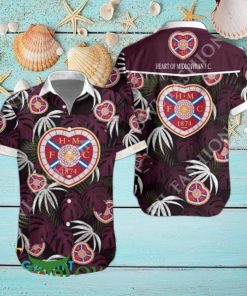 Heart of Midlothian F.C. SPFL Team Limited Hawaiian Shirt