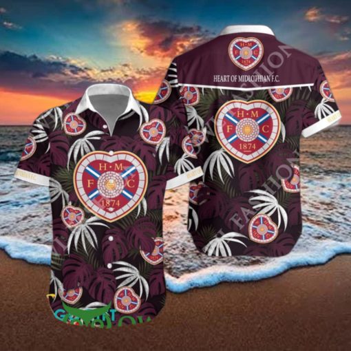 Heart of Midlothian F.C. SPFL Team Limited Hawaiian Shirt