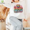 Heart rainbow love Valentines 2024 T Shirt