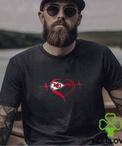 Heartbeat Kansas City Chiefs And Arkansas Razorbacks shirt 1 Heartbeat Kansas City Chiefs And Arkansas Razorbacks shirt