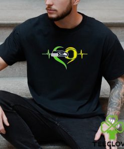 Heartbeat Seattle Seahawks And Oregon Ducks shirt