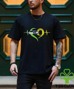 Heartbeat Seattle Seahawks And Oregon Ducks shirt 2 Heartbeat Seattle Seahawks And Oregon Ducks shirt