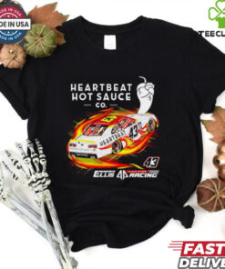 Heartbeat hot sauce Co Ryan Ellis racing shirt