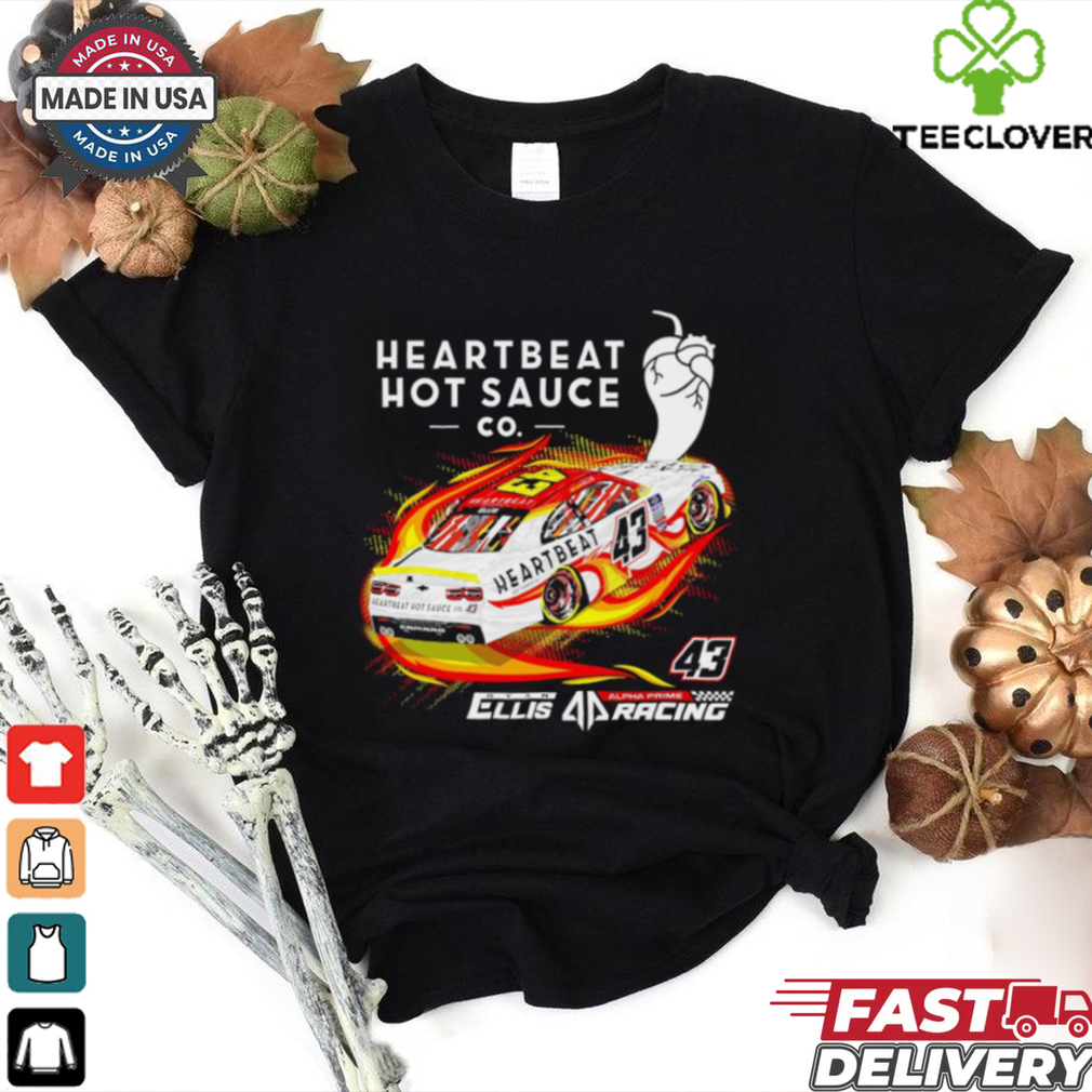Heartbeat hot sauce Co Ryan Ellis racing shirt Heartbeat hot sauce Co Ryan Ellis racing shirt