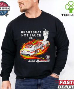 **Heartbeat Hot Sauce Co Ryan Ellis Racing Shirt** – Show your support for Ryan Ellis with this exclusive racing shirt, featuring the iconic Heartbeat Hot Sauce Co logo. Perfect for racing fans who want to add some spice to their wardrobe!